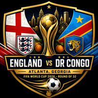 England Vs DR Congo